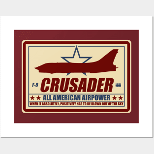 F-8 Crusader Posters and Art